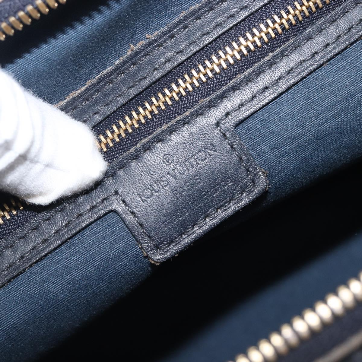 LOUIS VUITTON Monogram Mini Josephine PM Hand Bag TST Blue M92414 LV Auth 205036