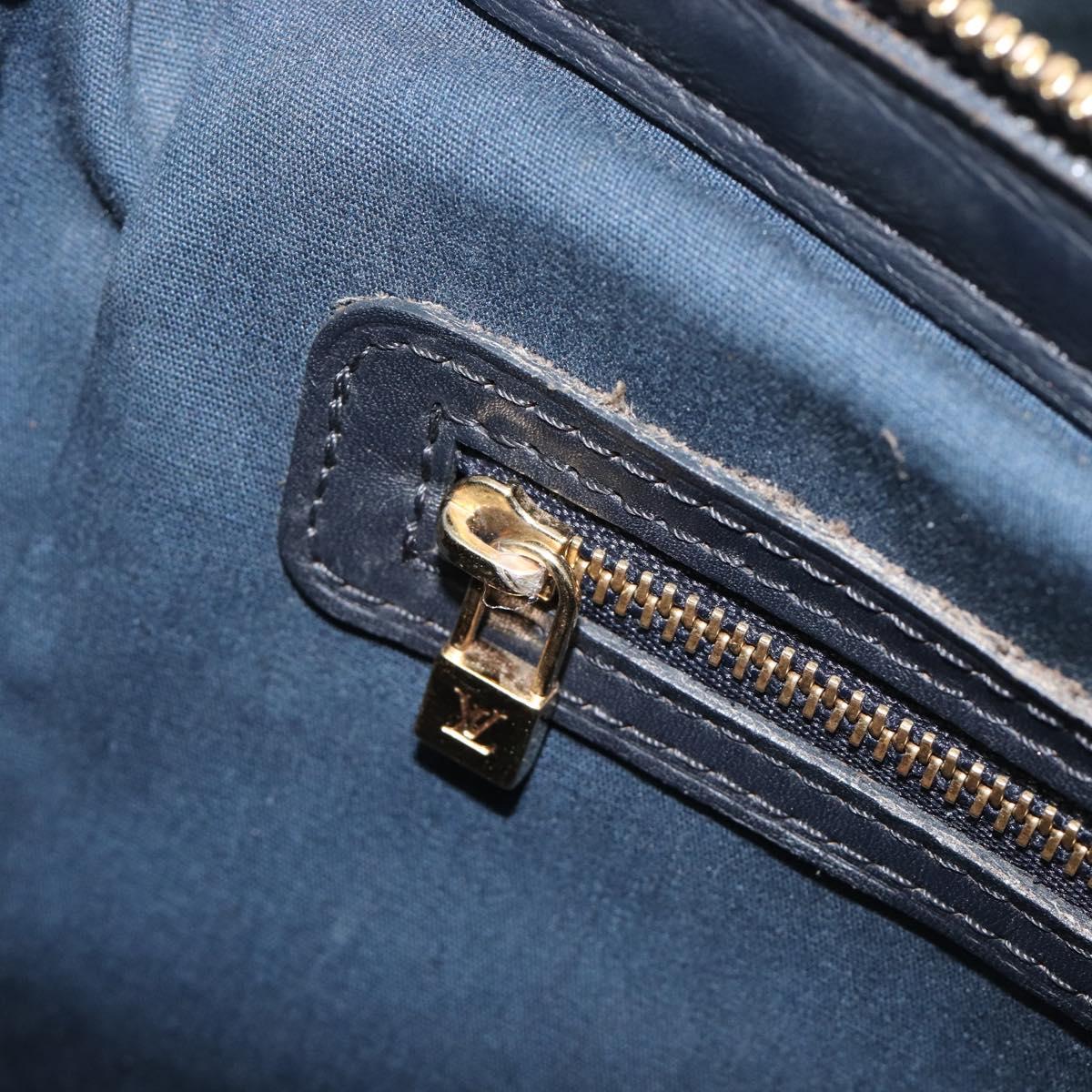 LOUIS VUITTON Monogram Mini Josephine PM Hand Bag TST Blue M92414 LV Auth 205036