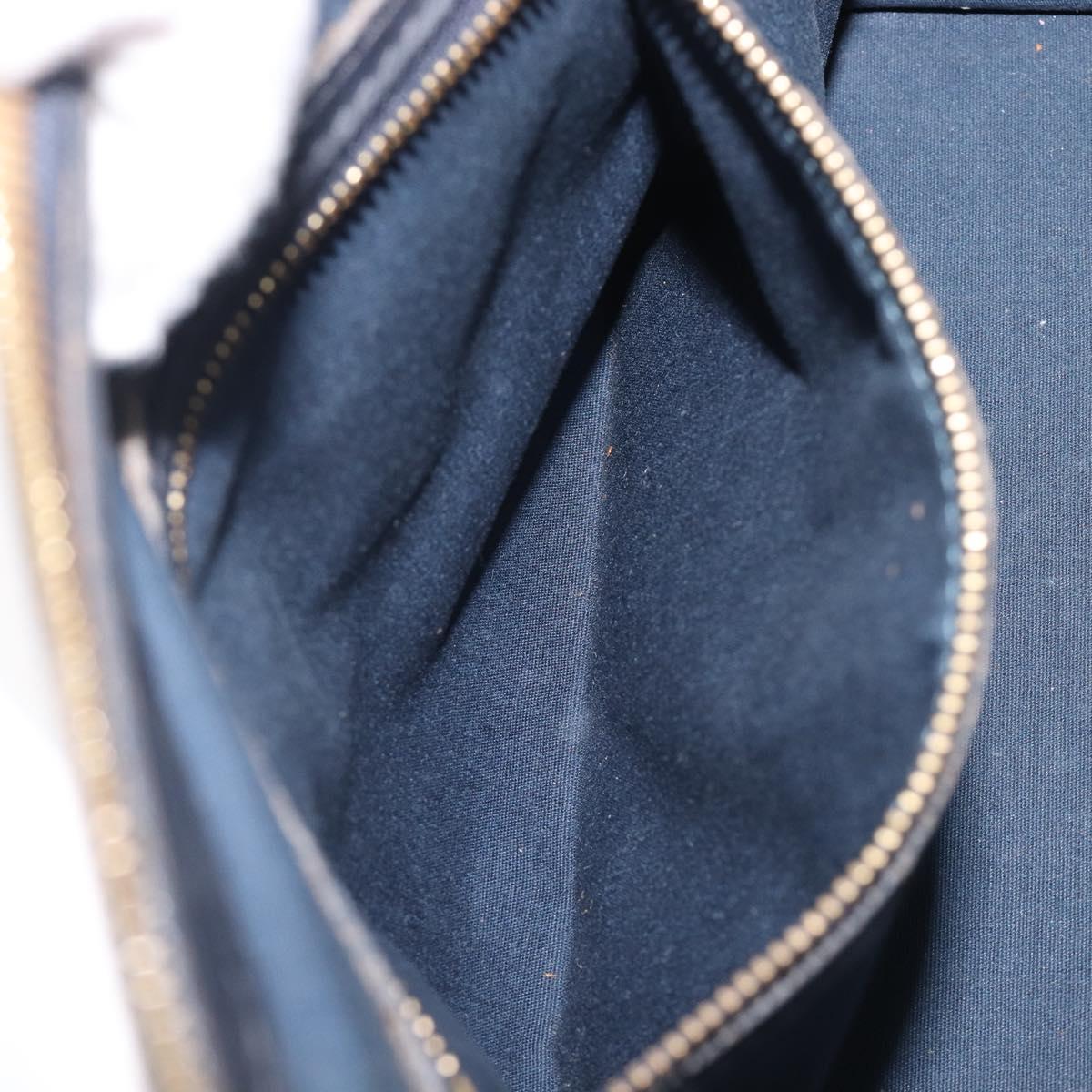 LOUIS VUITTON Monogram Mini Josephine PM Hand Bag TST Blue M92414 LV Auth 205036