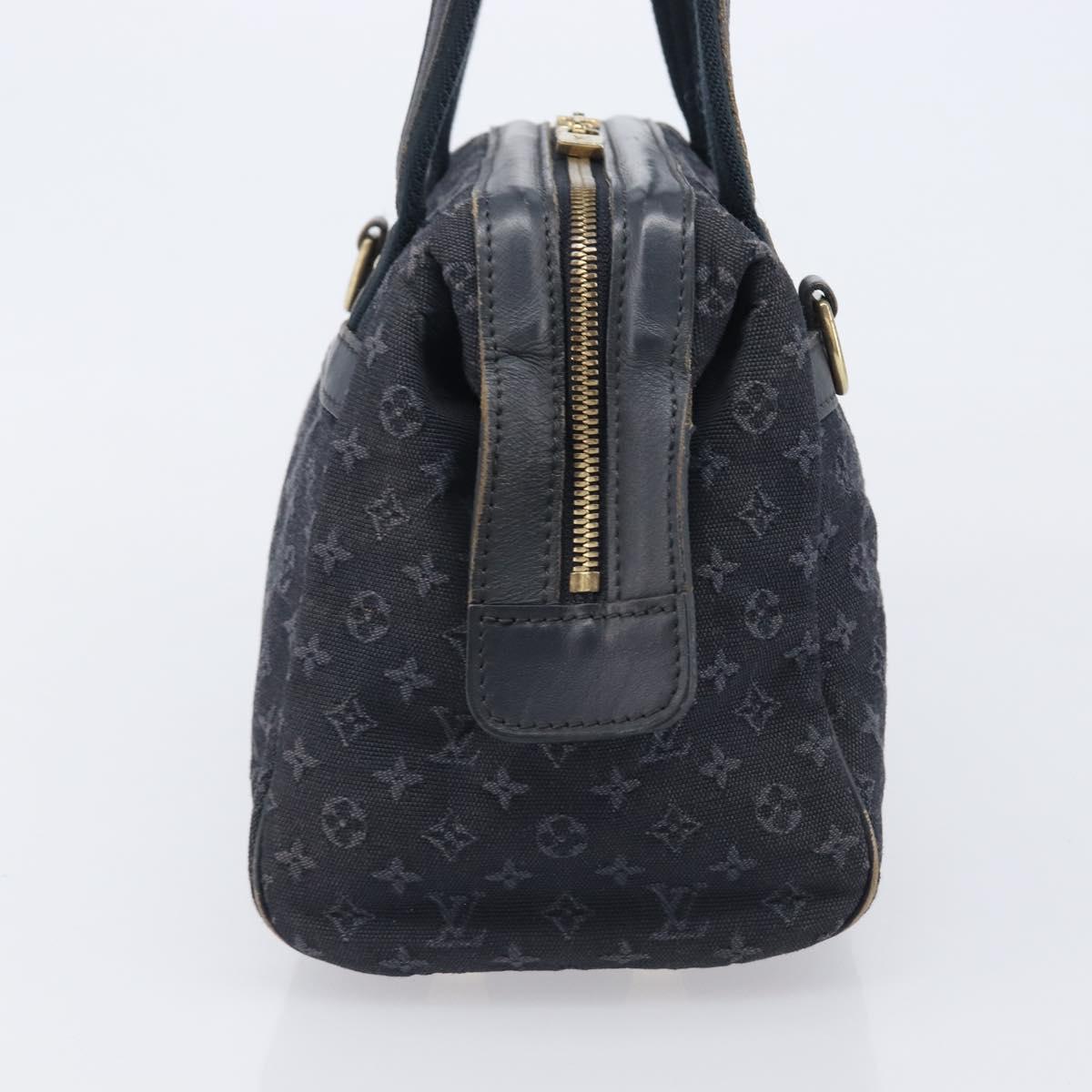 LOUIS VUITTON Monogram Mini Josephine PM Hand Bag TST Blue M92414 LV Auth 205036