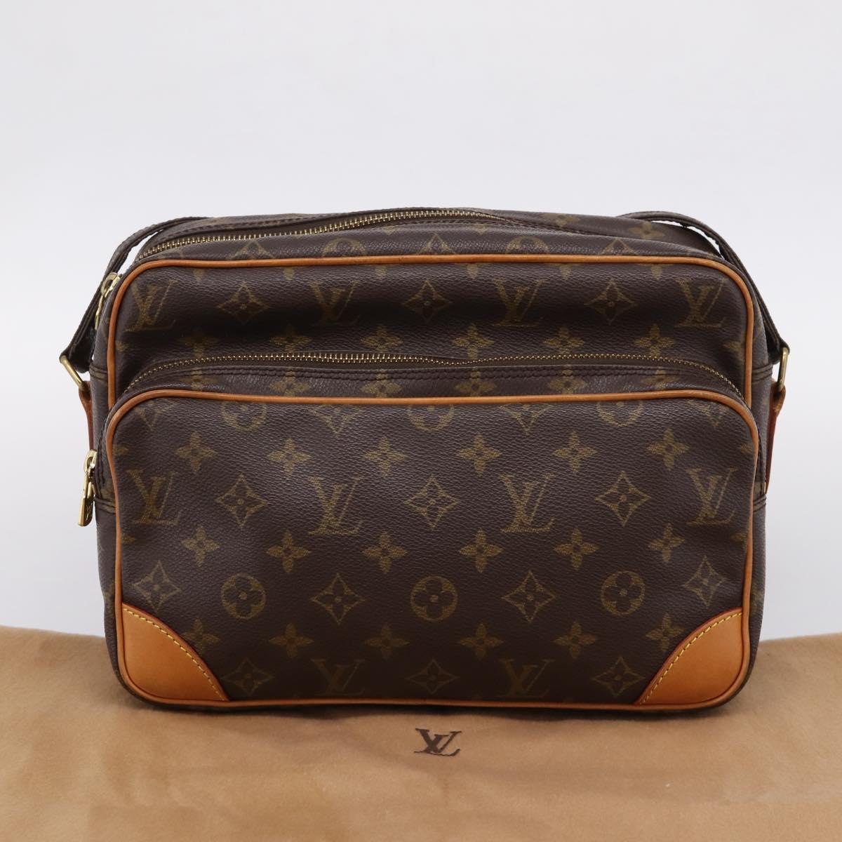 LOUIS VUITTON Monogram Nile Shoulder Bag M45244 LV Auth 205047V