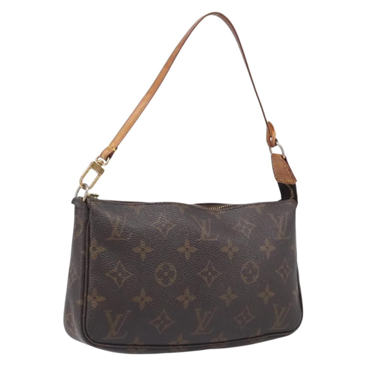 LOUIS VUITTON Monogram Pochette Accessoires Pouch M51980 LV Auth 205052A