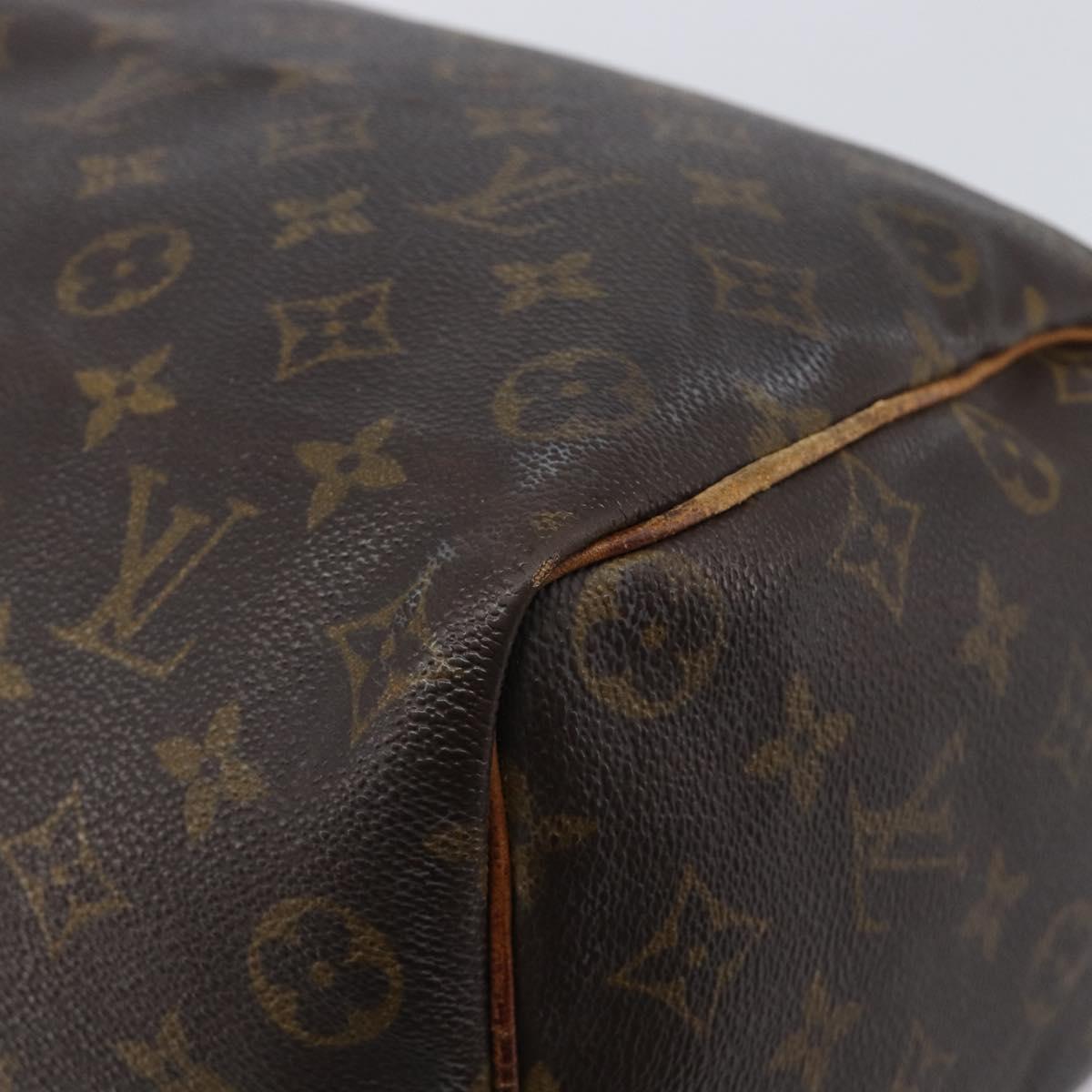 LOUIS VUITTON Monogram Speedy 35 Hand Bag M41524 LV Auth 205056