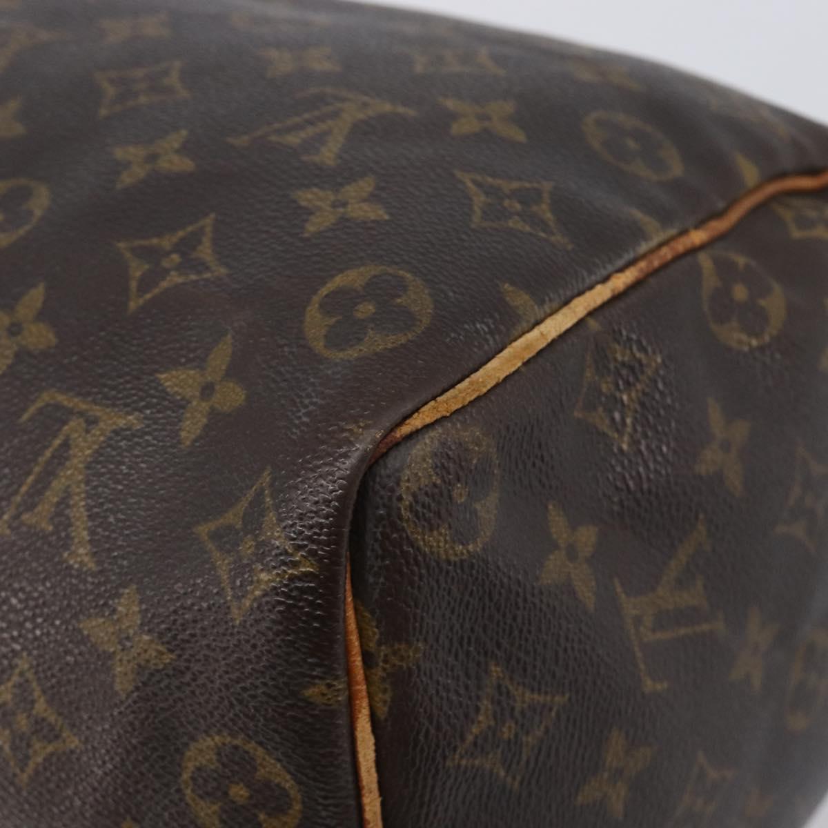 LOUIS VUITTON Monogram Speedy 35 Hand Bag M41524 LV Auth 205056