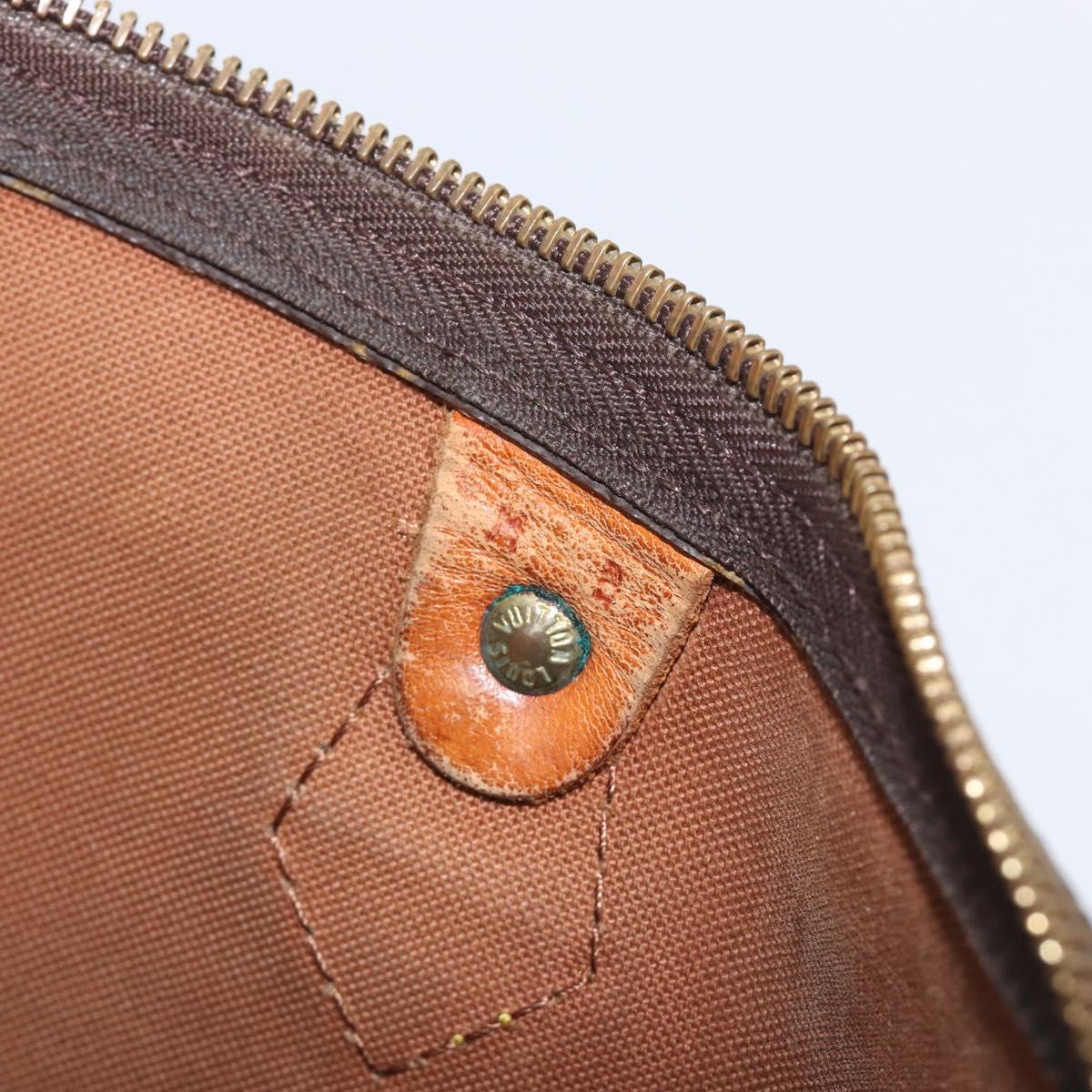 LOUIS VUITTON Monogram Speedy 35 Hand Bag M41524 LV Auth 205056
