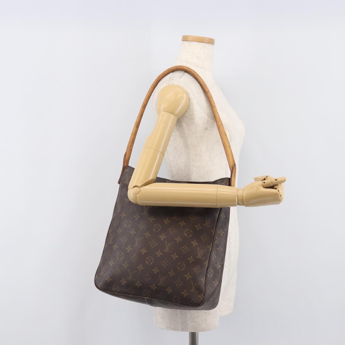 LOUIS VUITTON Monogram Looping GM Shoulder Bag M51145 LV Auth 205058