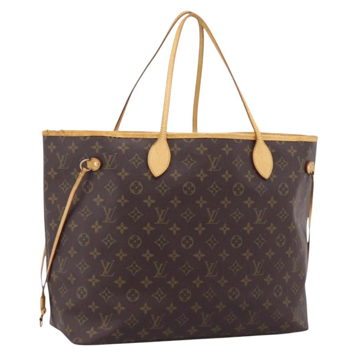 LOUIS VUITTON Monogram Neverfull GM Tote Bag M40157 LV Auth 205059