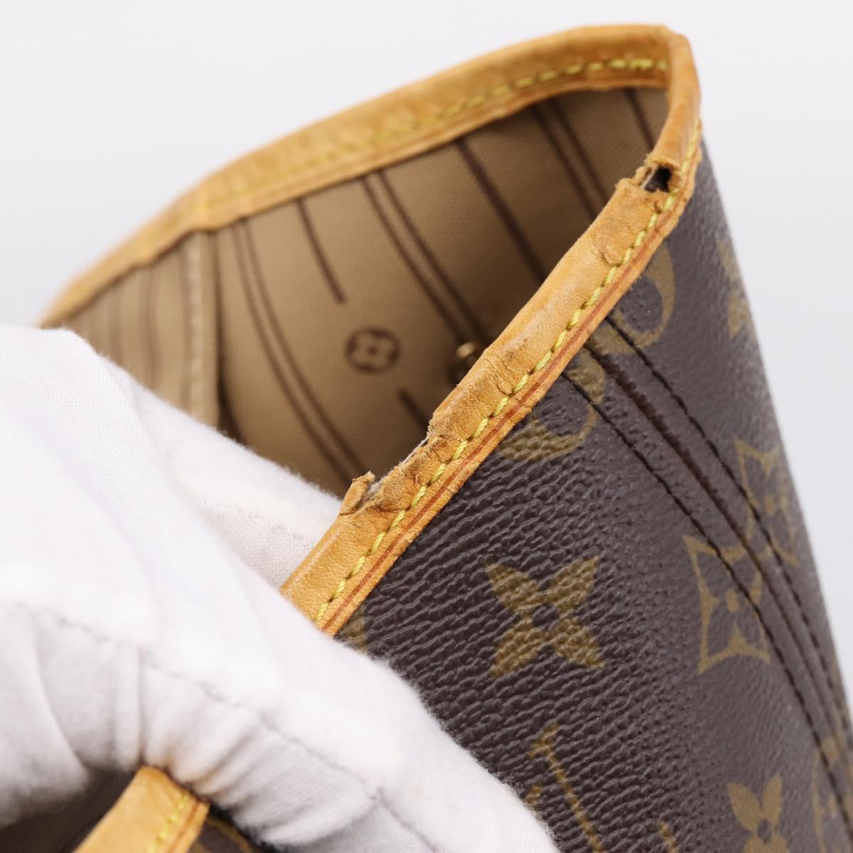 LOUIS VUITTON Monogram Neverfull GM Tote Bag M40157 LV Auth 205059