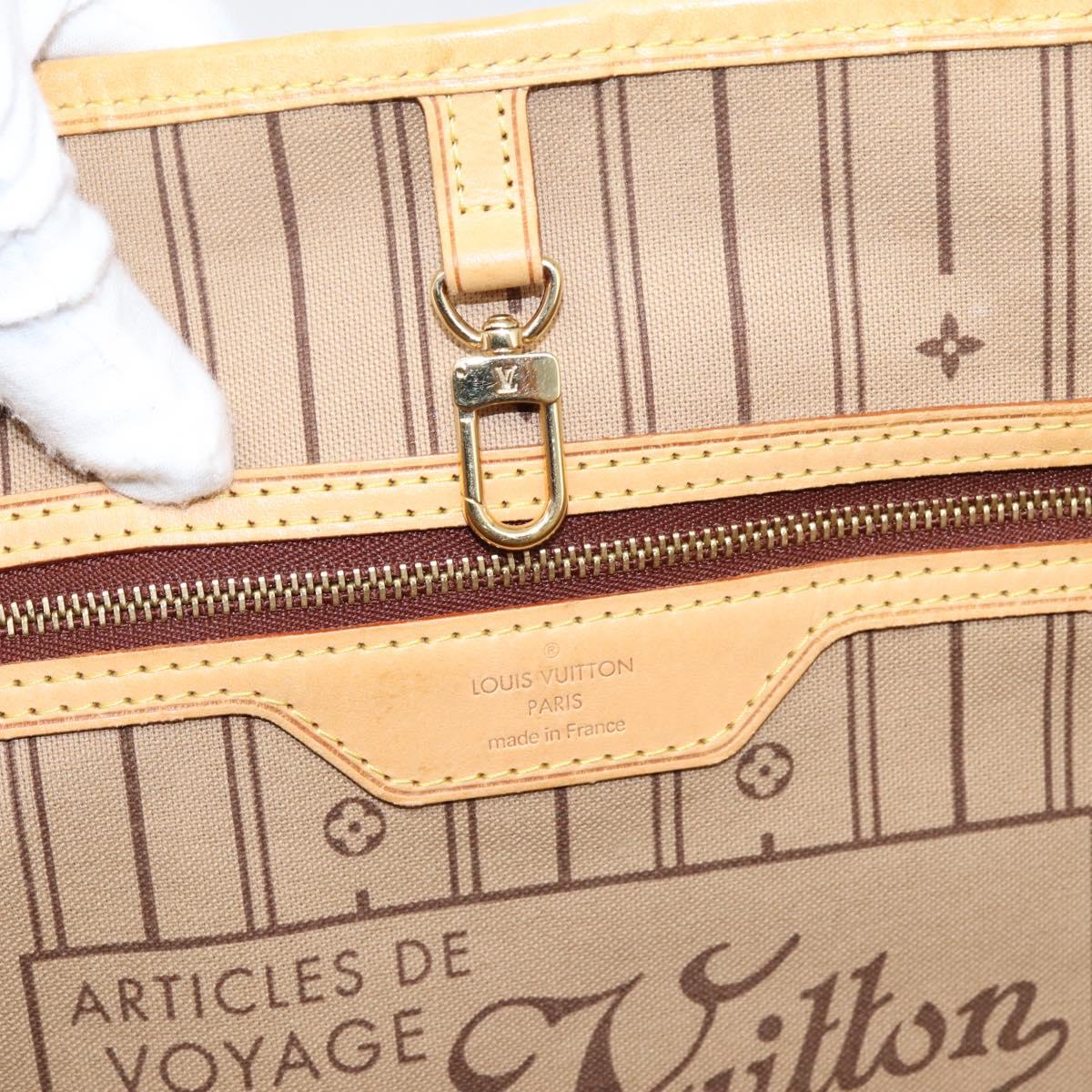 LOUIS VUITTON Monogram Neverfull GM Tote Bag M40157 LV Auth 205059