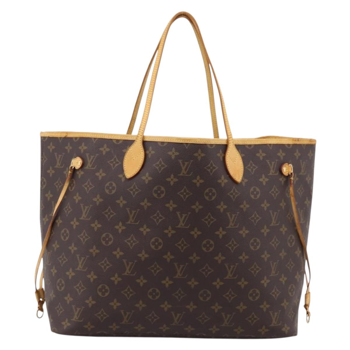 LOUIS VUITTON Monogram Neverfull GM Tote Bag M40157 LV Auth 205059
