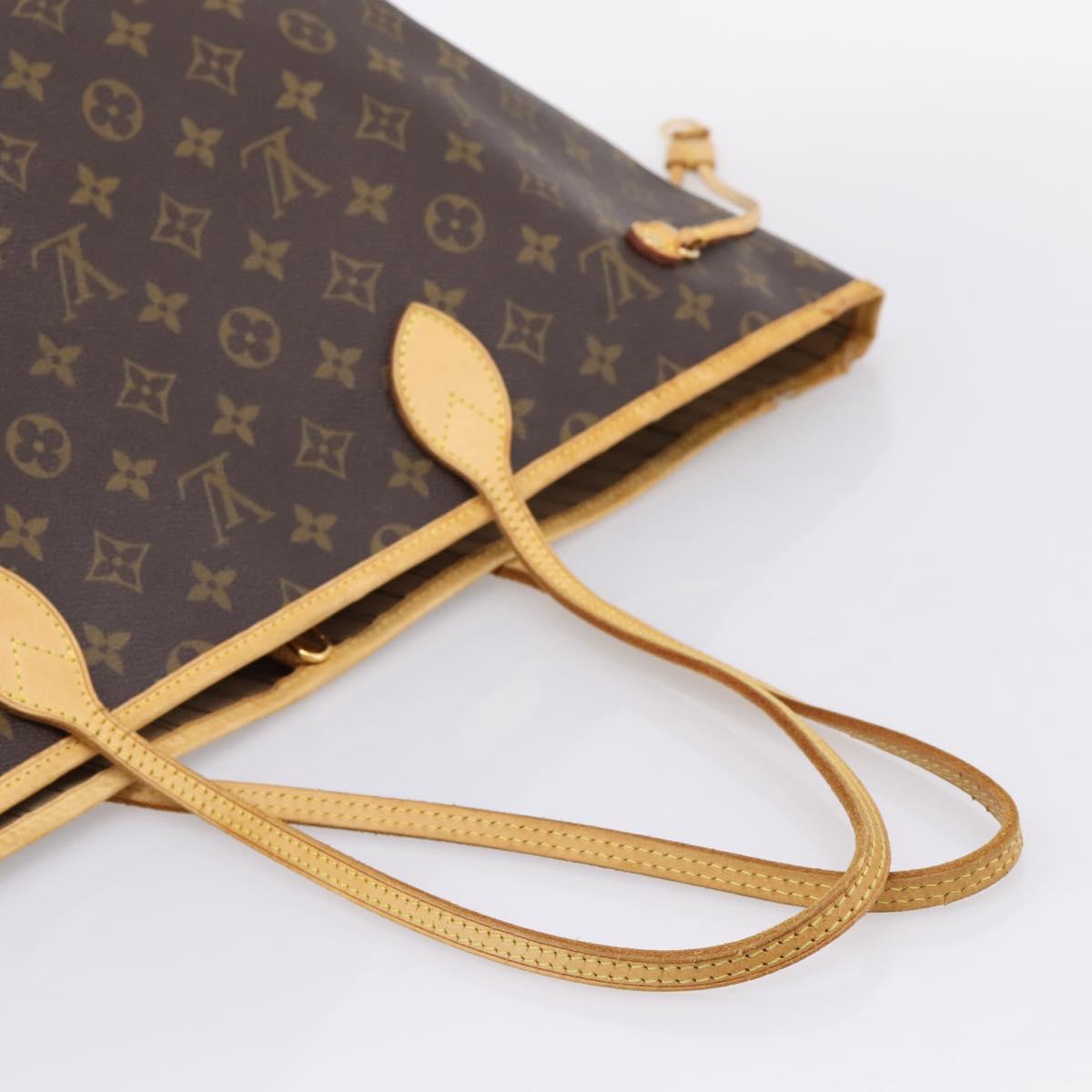 LOUIS VUITTON Monogram Neverfull GM Tote Bag M40157 LV Auth 205059