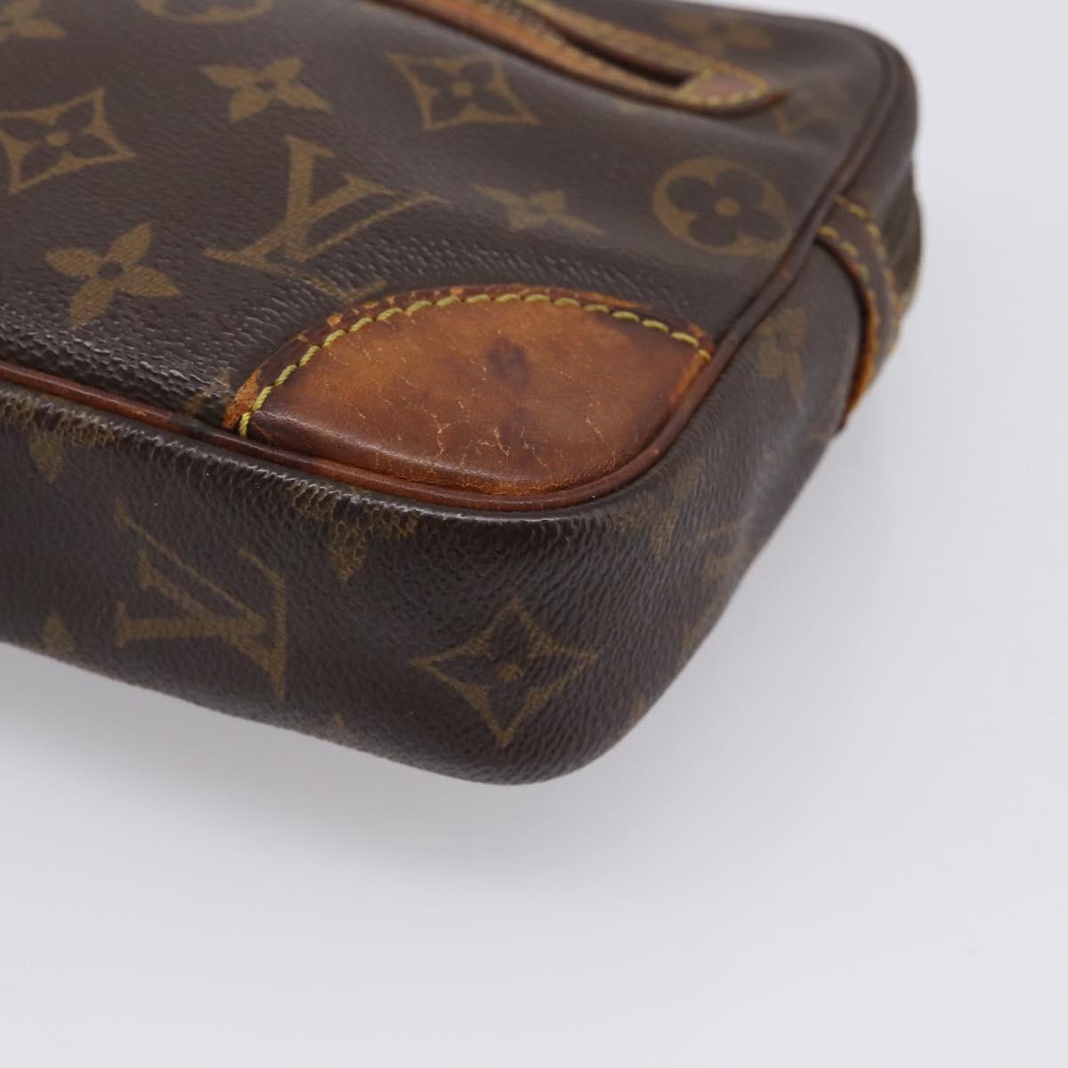 LOUIS VUITTON Monogram Marly Dragonne GM Clutch Bag M51825 LV Auth 205061