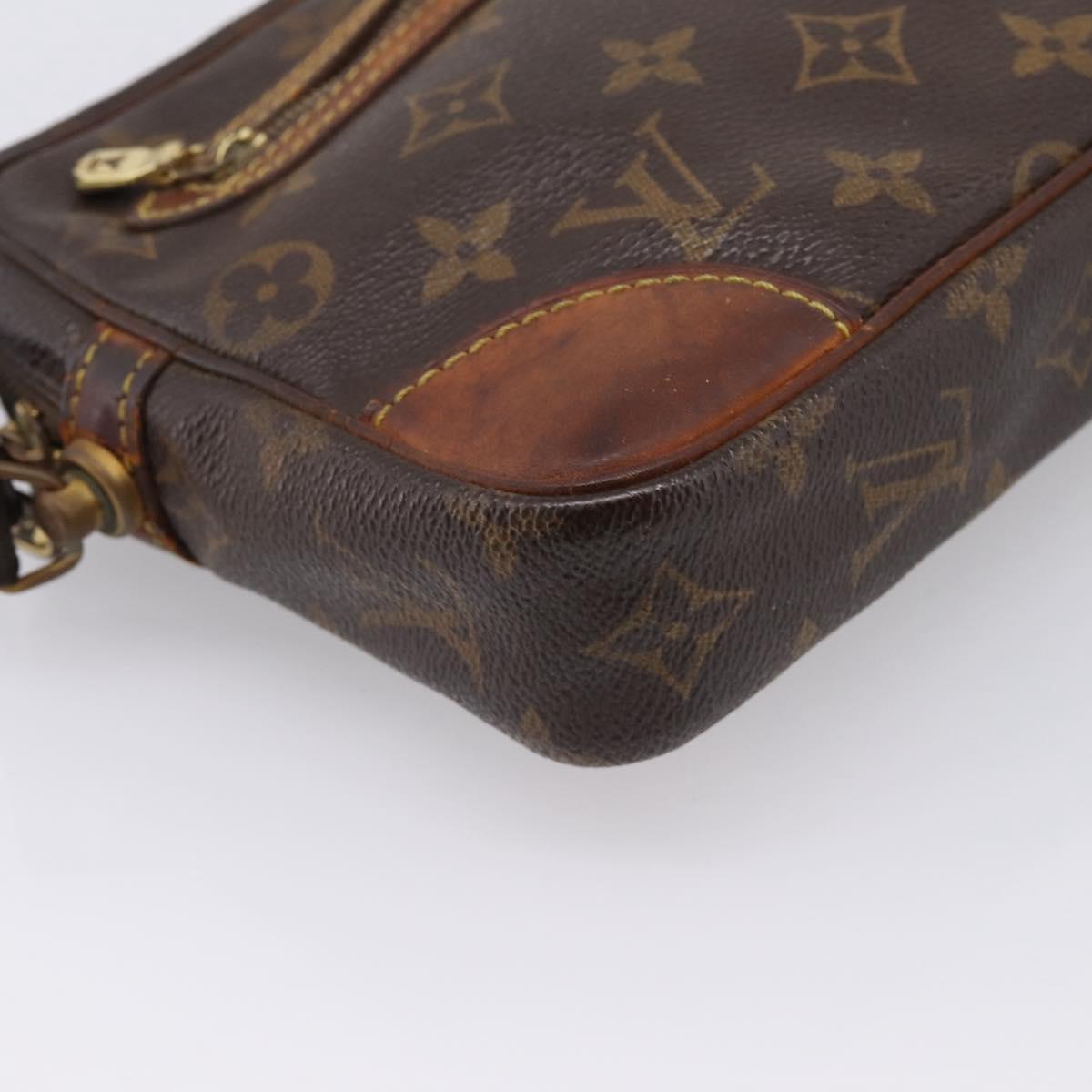 LOUIS VUITTON Monogram Marly Dragonne GM Clutch Bag M51825 LV Auth 205061