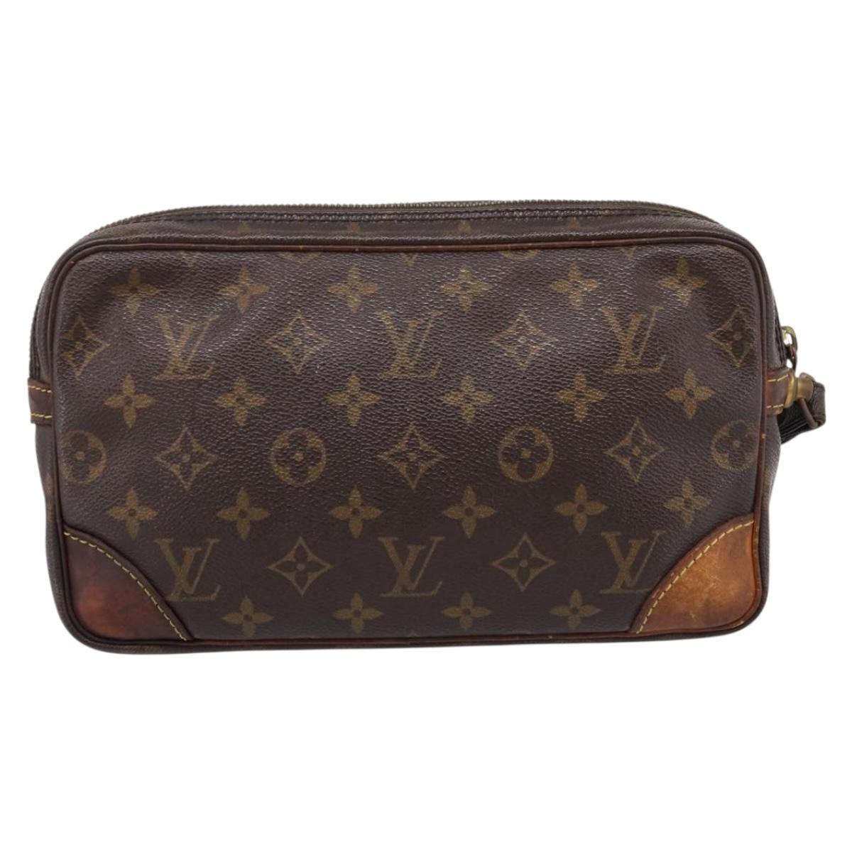 LOUIS VUITTON Monogram Marly Dragonne GM Clutch Bag M51825 LV Auth 205061