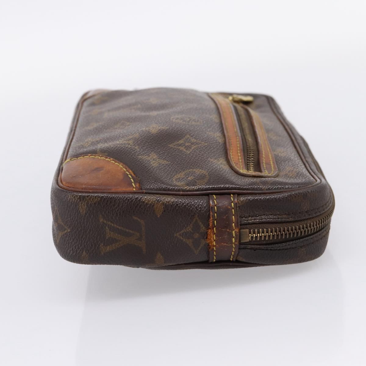 LOUIS VUITTON Monogram Marly Dragonne GM Clutch Bag M51825 LV Auth 205061