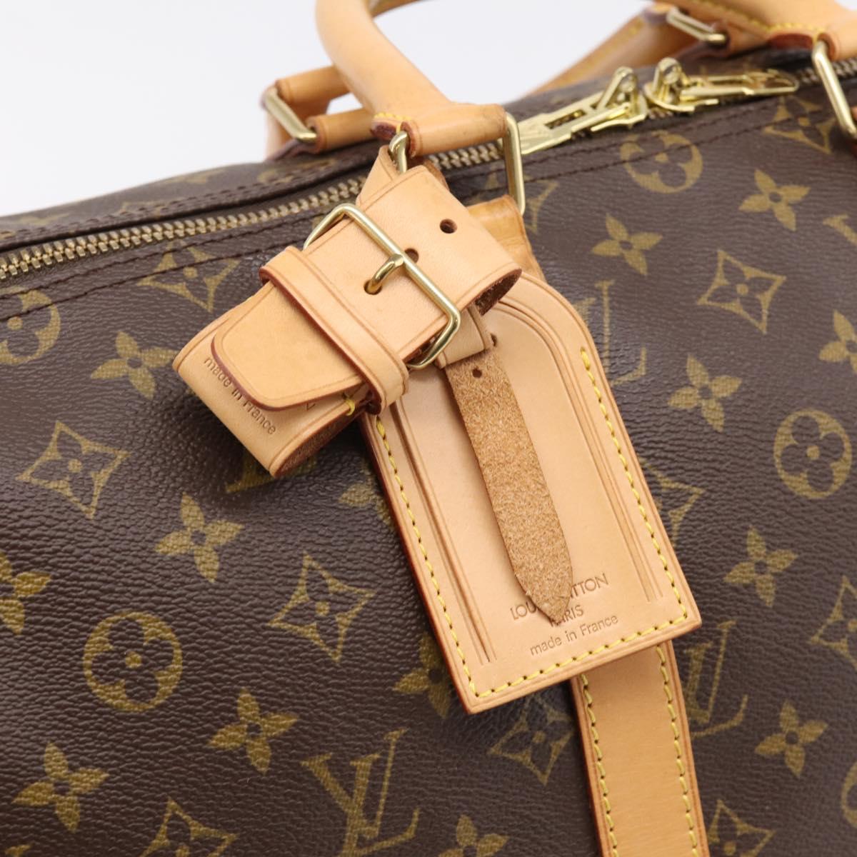 LOUIS VUITTON Monogram Keepall 45 Boston Bag M41428 LV Auth 205069SAV