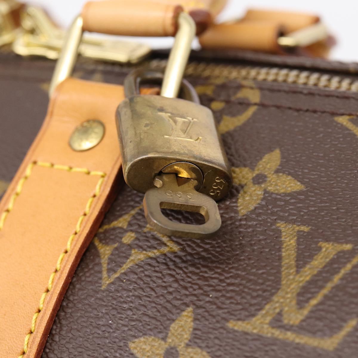 LOUIS VUITTON Monogram Keepall 45 Boston Bag M41428 LV Auth 205069SAV