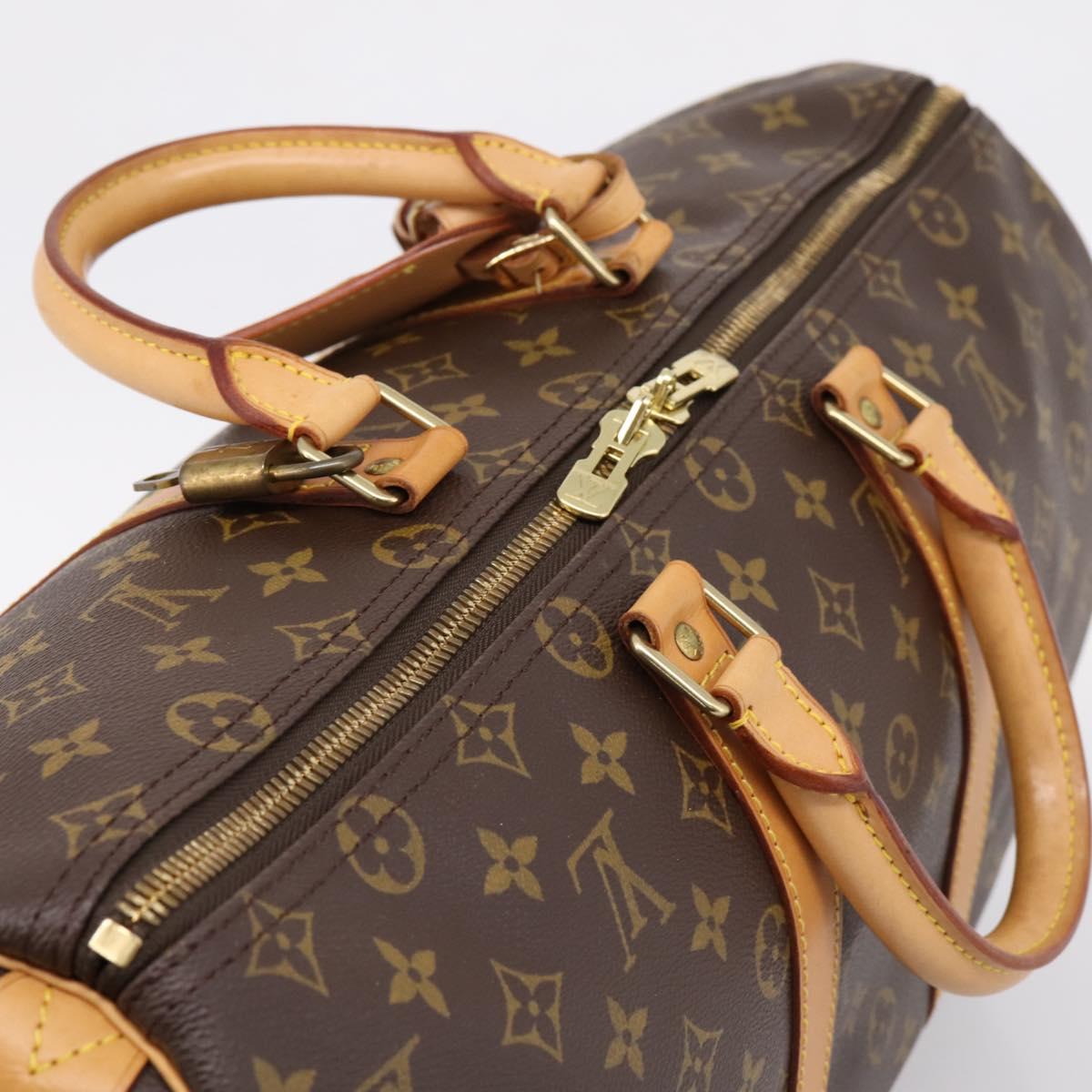 LOUIS VUITTON Monogram Keepall 45 Boston Bag M41428 LV Auth 205069SAV
