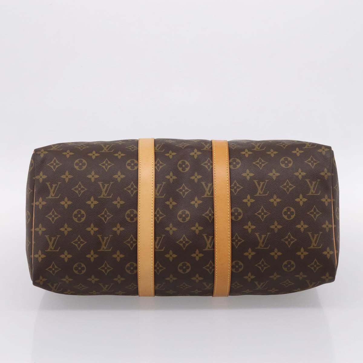 LOUIS VUITTON Monogram Keepall 45 Boston Bag M41428 LV Auth 205069SAV