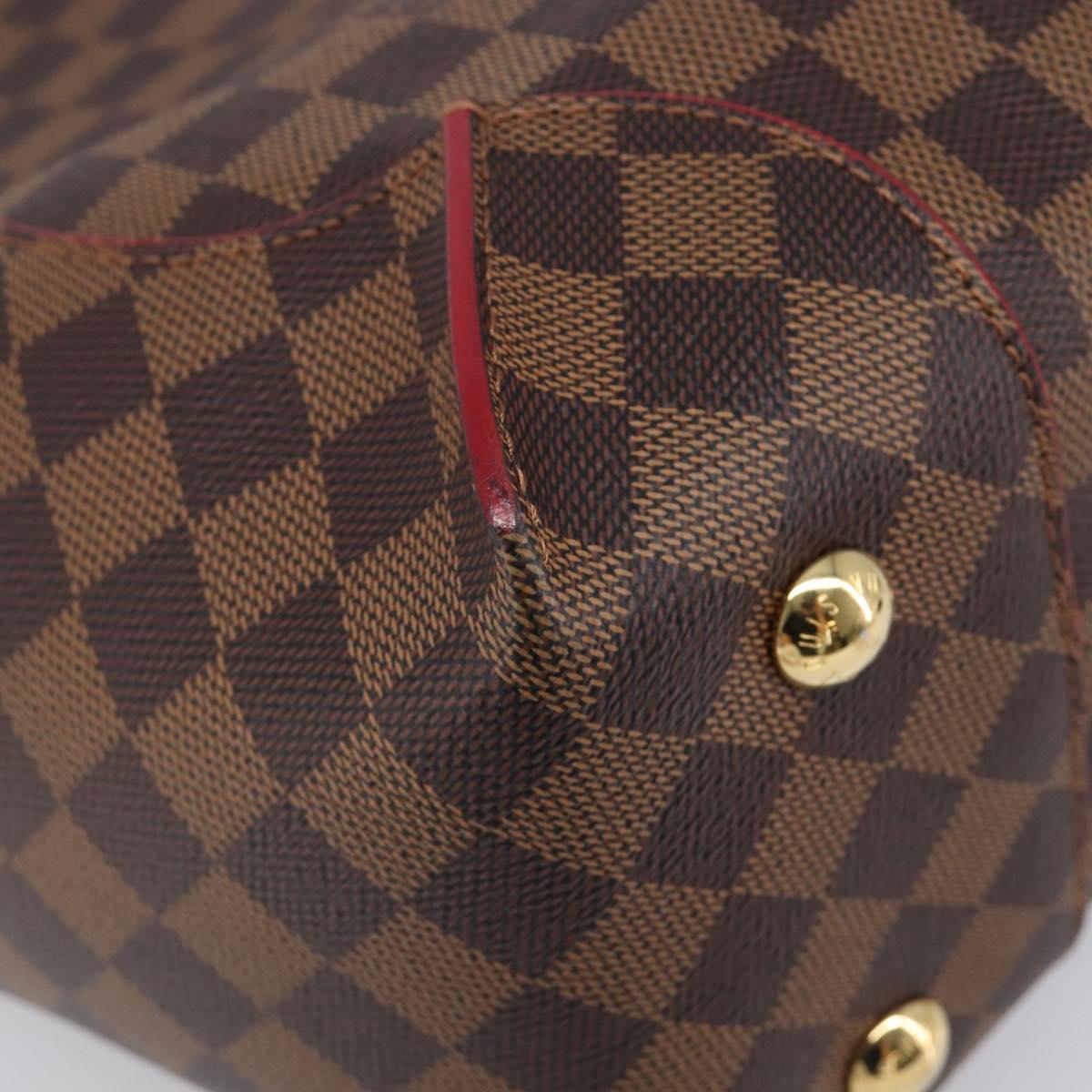 LOUIS VUITTON Damier Ebene Kaisa Hobo Shoulder Bag N41555 LV Auth 205070SAM