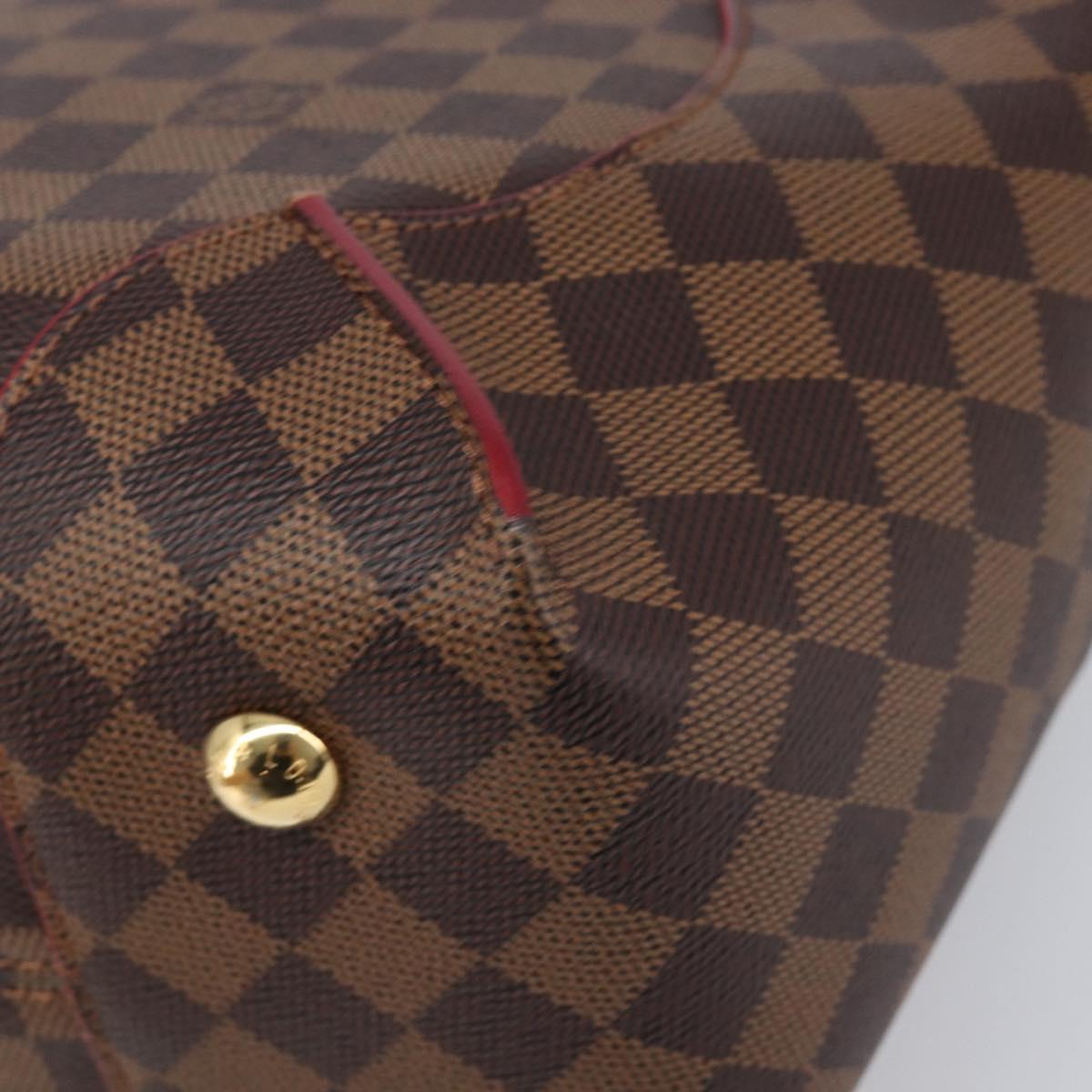 LOUIS VUITTON Damier Ebene Kaisa Hobo Shoulder Bag N41555 LV Auth 205070SAM