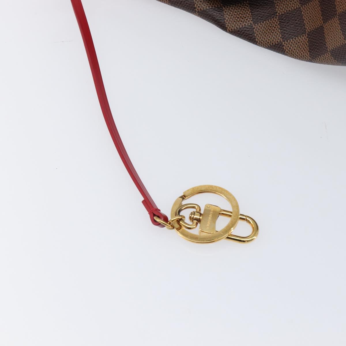 LOUIS VUITTON Damier Ebene Kaisa Hobo Shoulder Bag N41555 LV Auth 205070SAM
