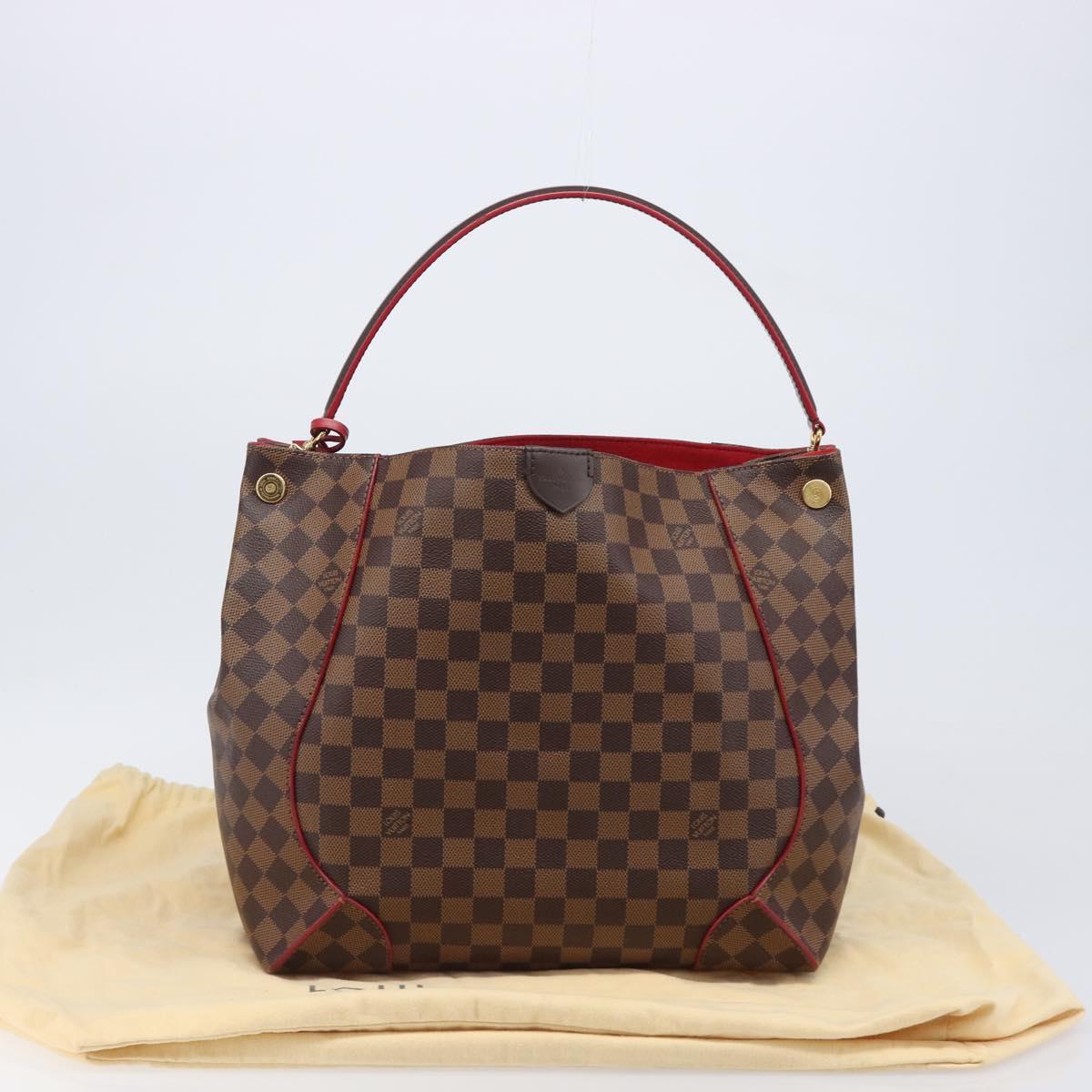 LOUIS VUITTON Damier Ebene Kaisa Hobo Shoulder Bag N41555 LV Auth 205070SAM