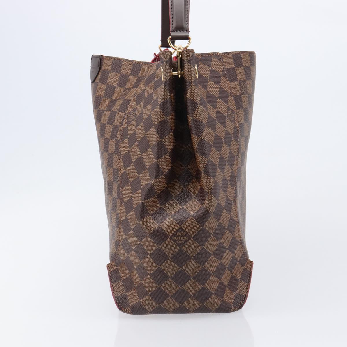 LOUIS VUITTON Damier Ebene Kaisa Hobo Shoulder Bag N41555 LV Auth 205070SAM