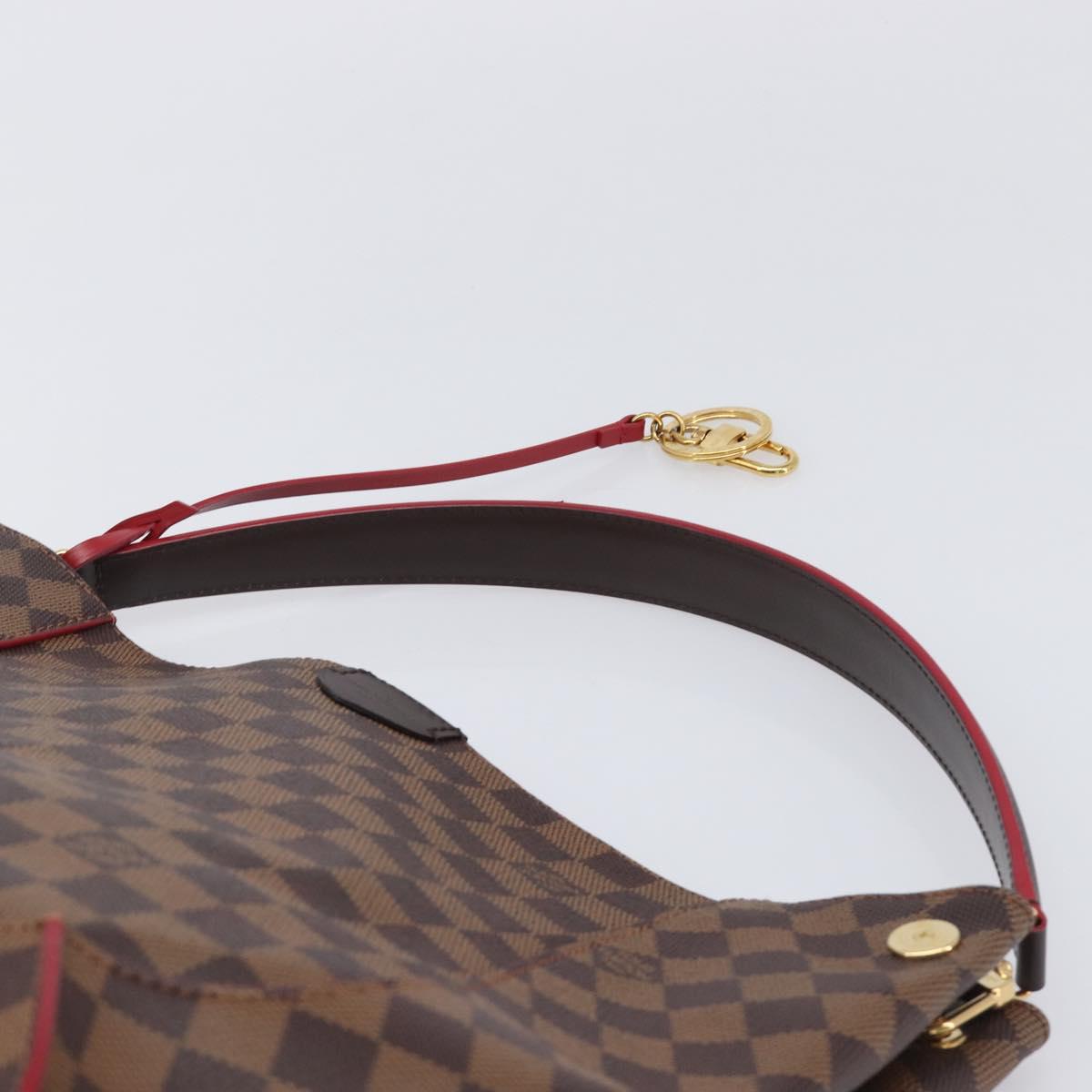LOUIS VUITTON Damier Ebene Kaisa Hobo Shoulder Bag N41555 LV Auth 205070SAM