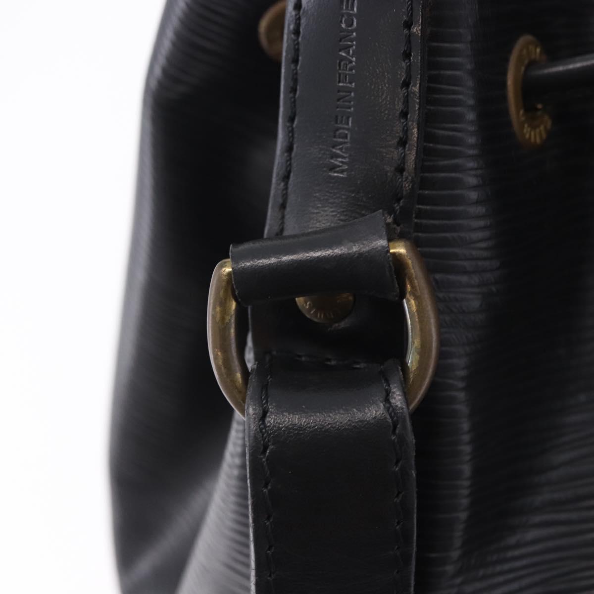 LOUIS VUITTON Epi Petit Noe Shoulder Bag Black M44102 LV Auth 205071A