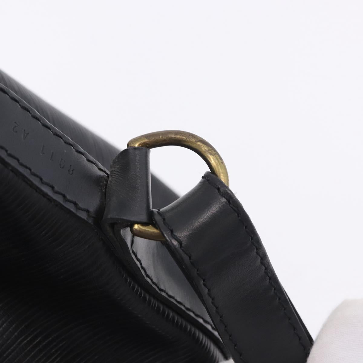 LOUIS VUITTON Epi Petit Noe Shoulder Bag Black M44102 LV Auth 205071A