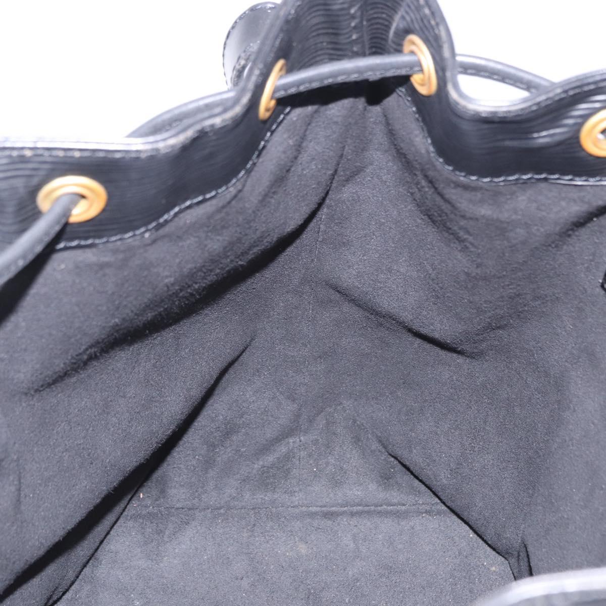 LOUIS VUITTON Epi Petit Noe Shoulder Bag Black M44102 LV Auth 205071A