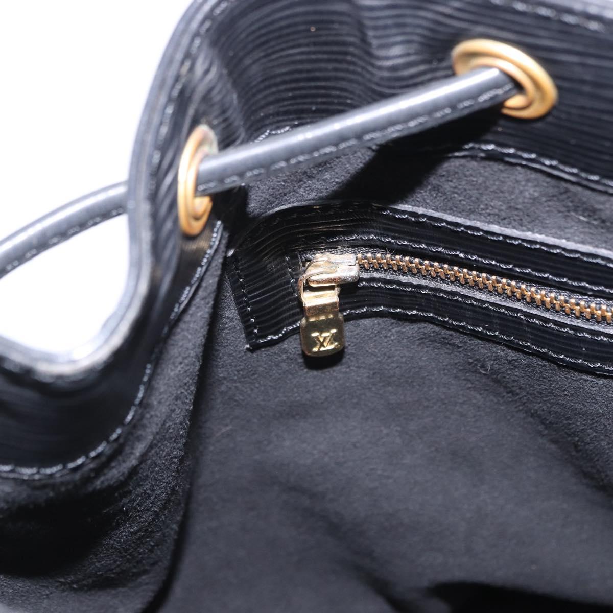 LOUIS VUITTON Epi Petit Noe Shoulder Bag Black M44102 LV Auth 205071A