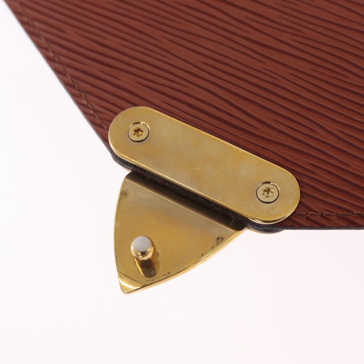 LOUIS VUITTON Epi Monceau 28 Hand Bag Brown M52123 LV Auth 205072V