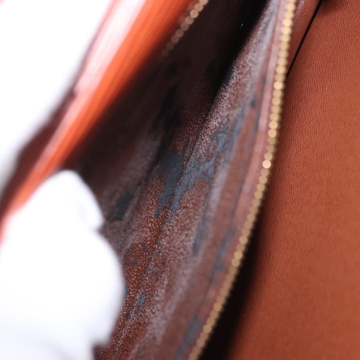 LOUIS VUITTON Epi Monceau 28 Hand Bag Brown M52123 LV Auth 205072V