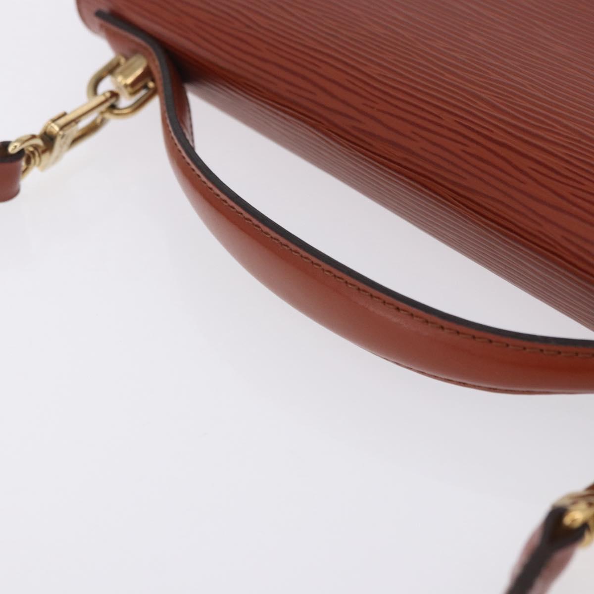 LOUIS VUITTON Epi Monceau 28 Hand Bag Brown M52123 LV Auth 205072V