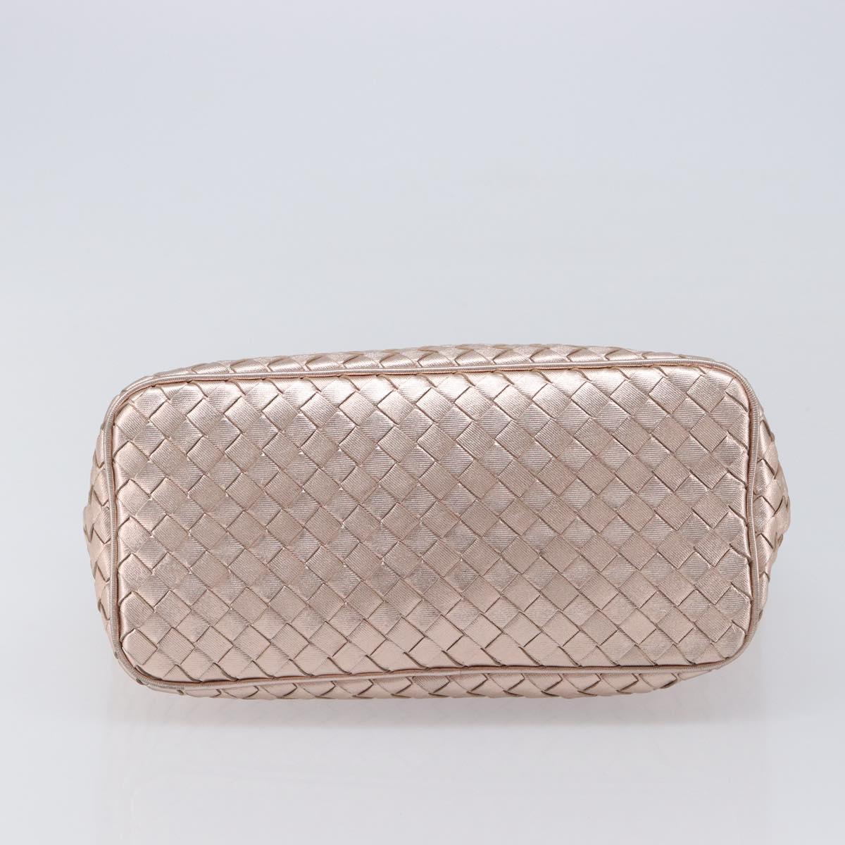 BOTTEGA VENETA INTRECCIATO Hand Bag Leather Pink Auth 205077V