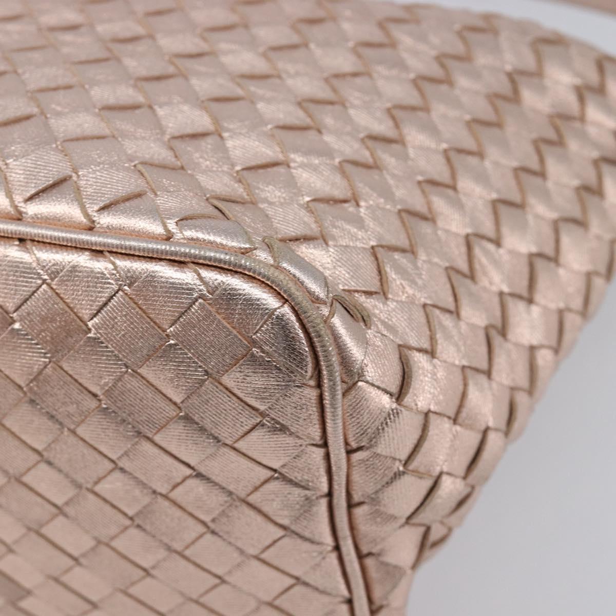 BOTTEGA VENETA INTRECCIATO Hand Bag Leather Pink Auth 205077V