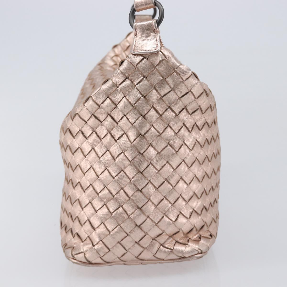 BOTTEGA VENETA INTRECCIATO Hand Bag Leather Pink Auth 205077V