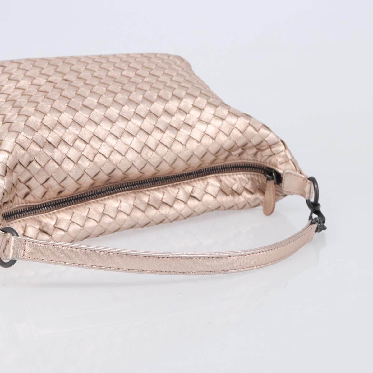 BOTTEGA VENETA INTRECCIATO Hand Bag Leather Pink Auth 205077V