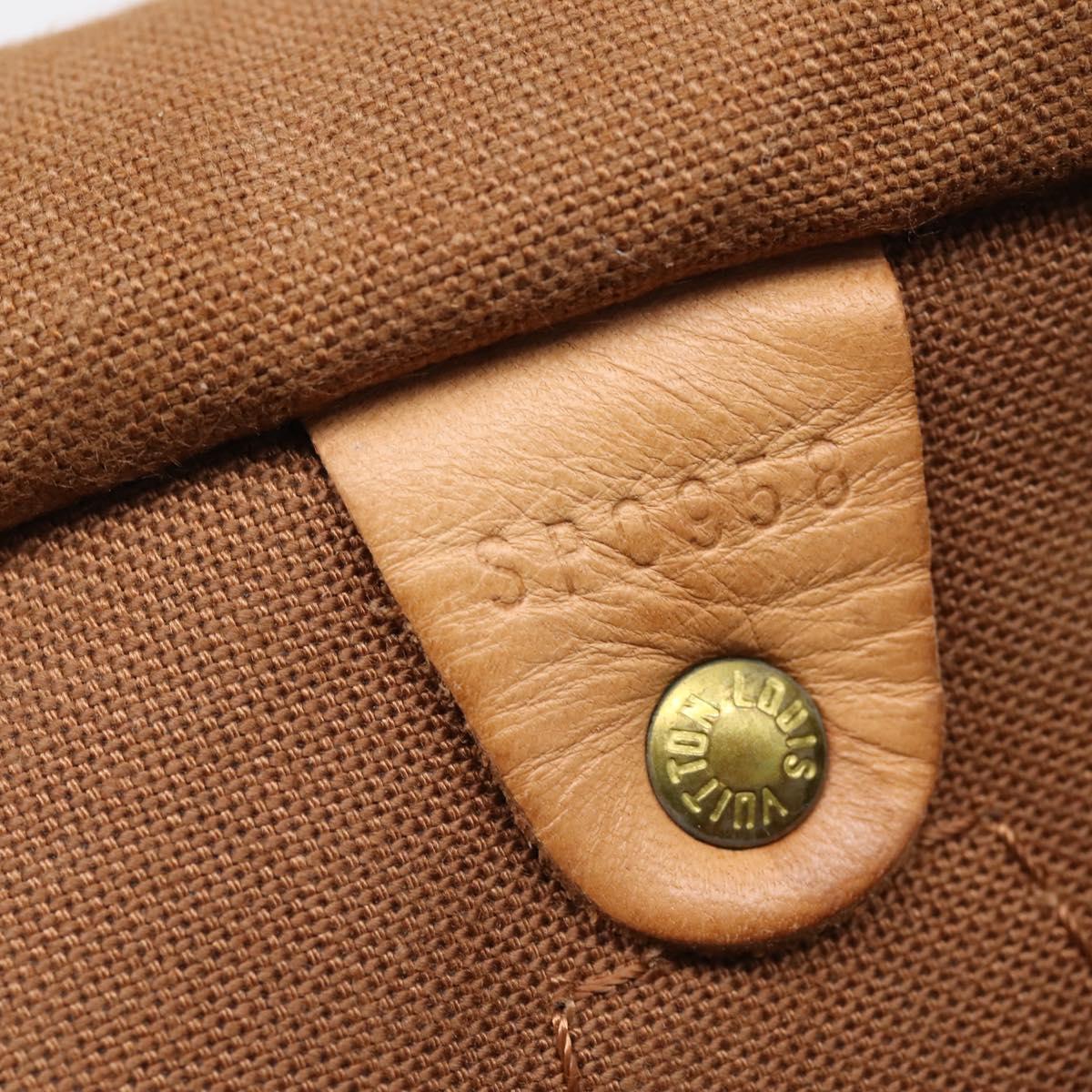 LOUIS VUITTON Monogram Speedy 30 Hand Bag M41526 LV Auth 205078