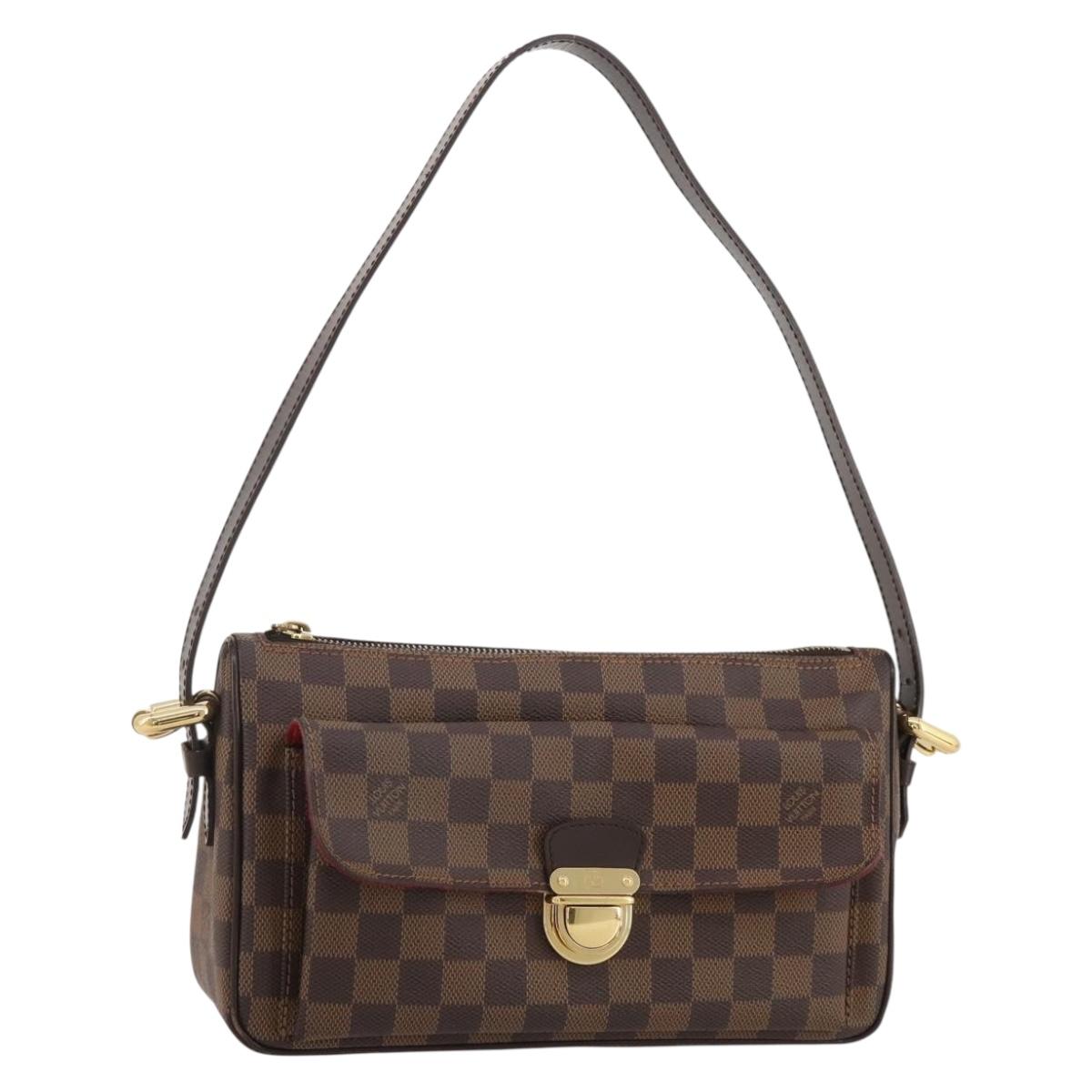 LOUIS VUITTON Damier Ebene Ravello PM Shoulder Bag N60007 LV Auth 205080V
