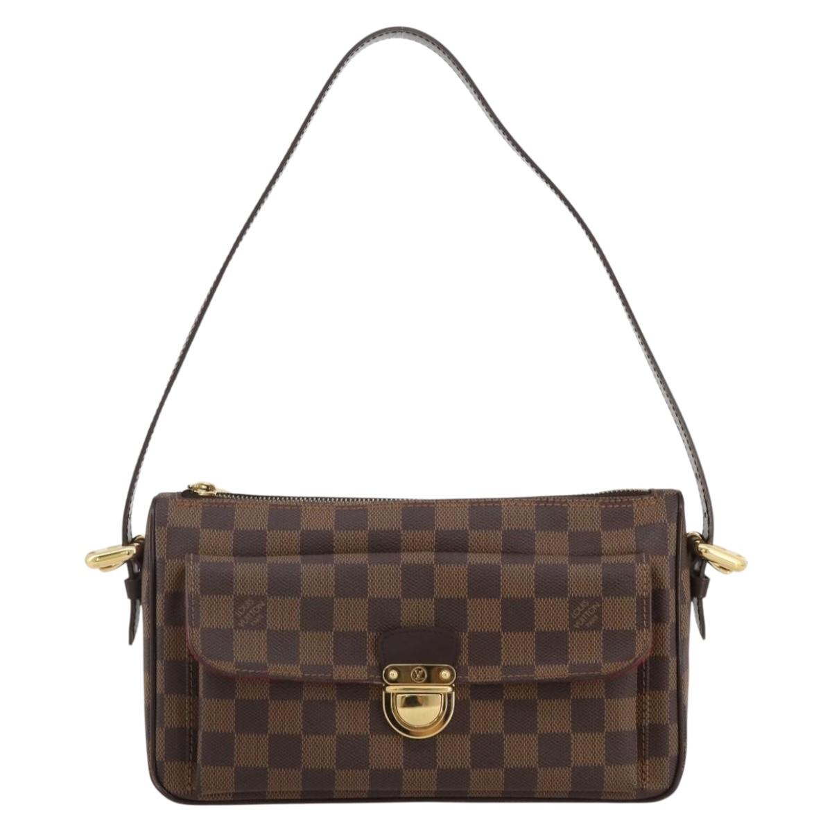 LOUIS VUITTON Damier Ebene Ravello PM Shoulder Bag N60007 LV Auth 205080V
