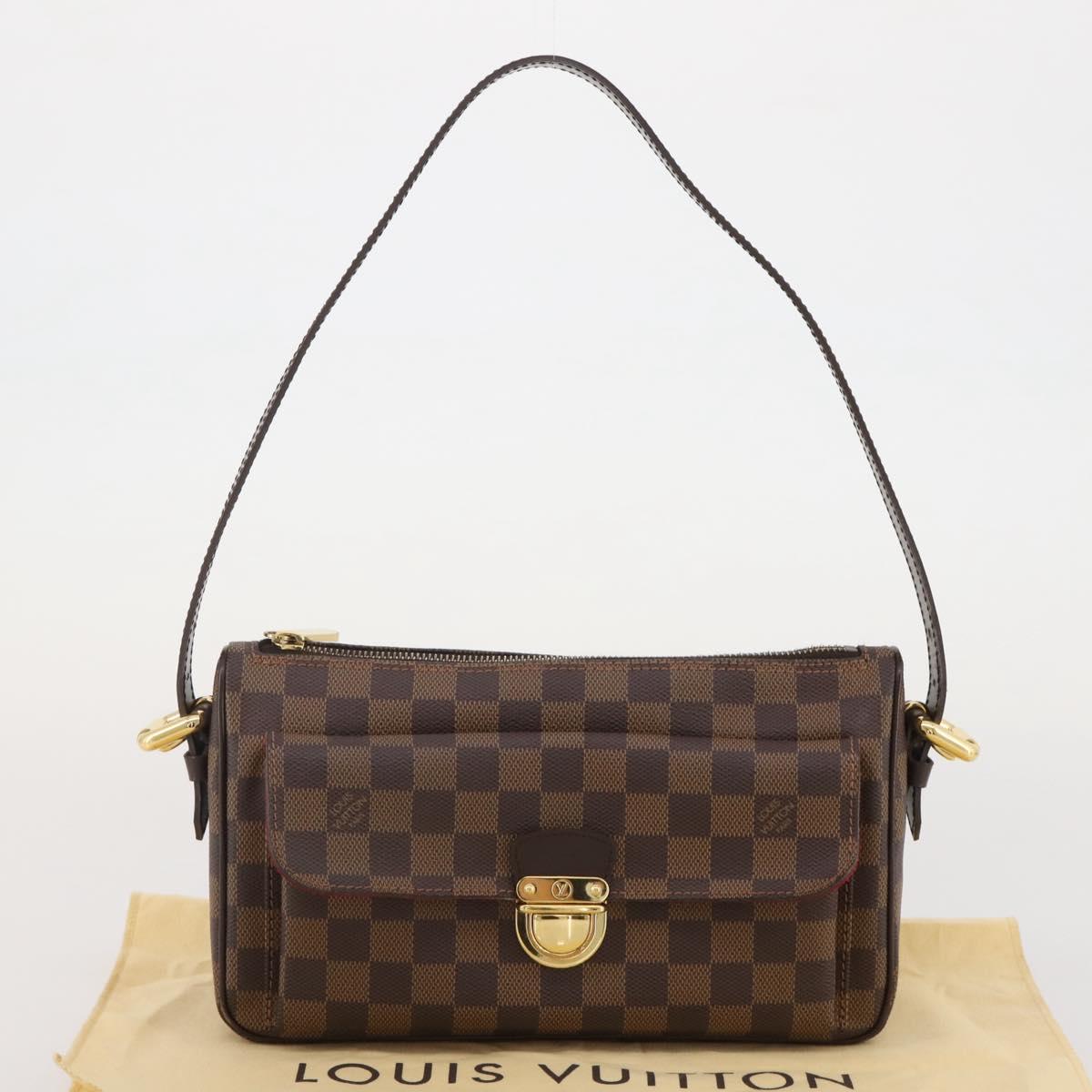 LOUIS VUITTON Damier Ebene Ravello PM Shoulder Bag N60007 LV Auth 205080V