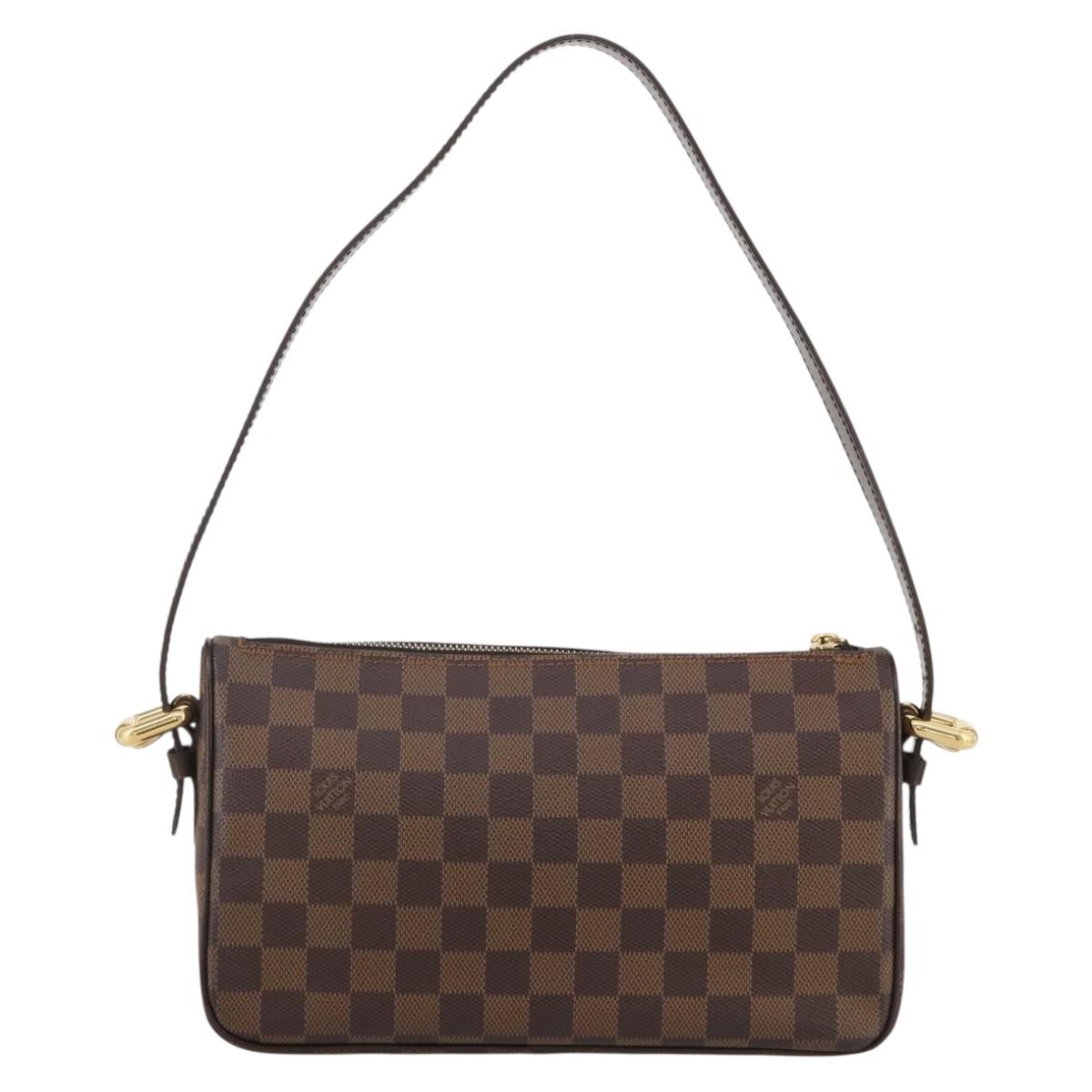 LOUIS VUITTON Damier Ebene Ravello PM Shoulder Bag N60007 LV Auth 205080V