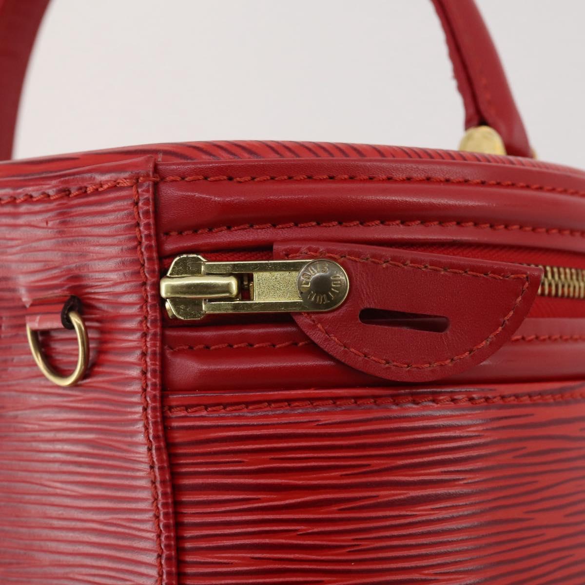 LOUIS VUITTON Epi Cannes Hand Bag Red M48037 LV Auth 205082V