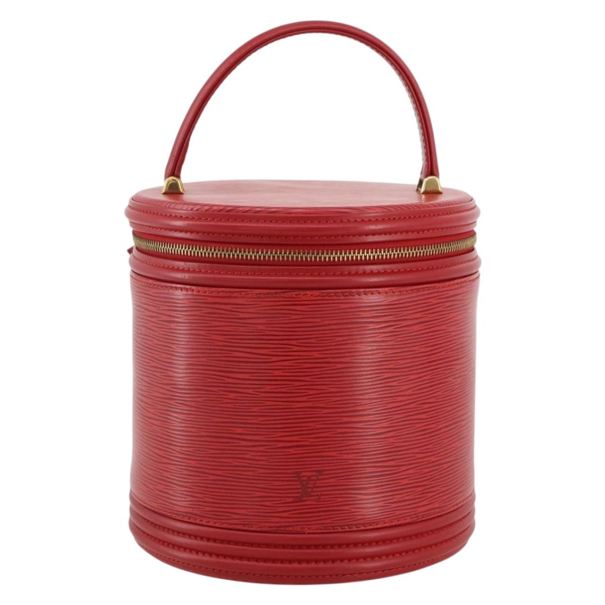 LOUIS VUITTON Epi Cannes Hand Bag Red M48037 LV Auth 205082V