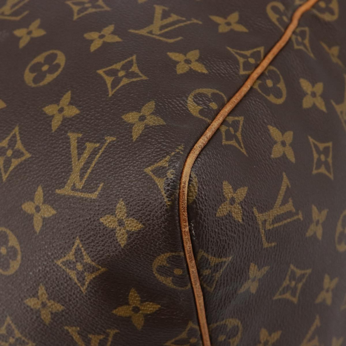 LOUIS VUITTON Monogram Keepall 55 Boston Bag M41424 LV Auth 205084V