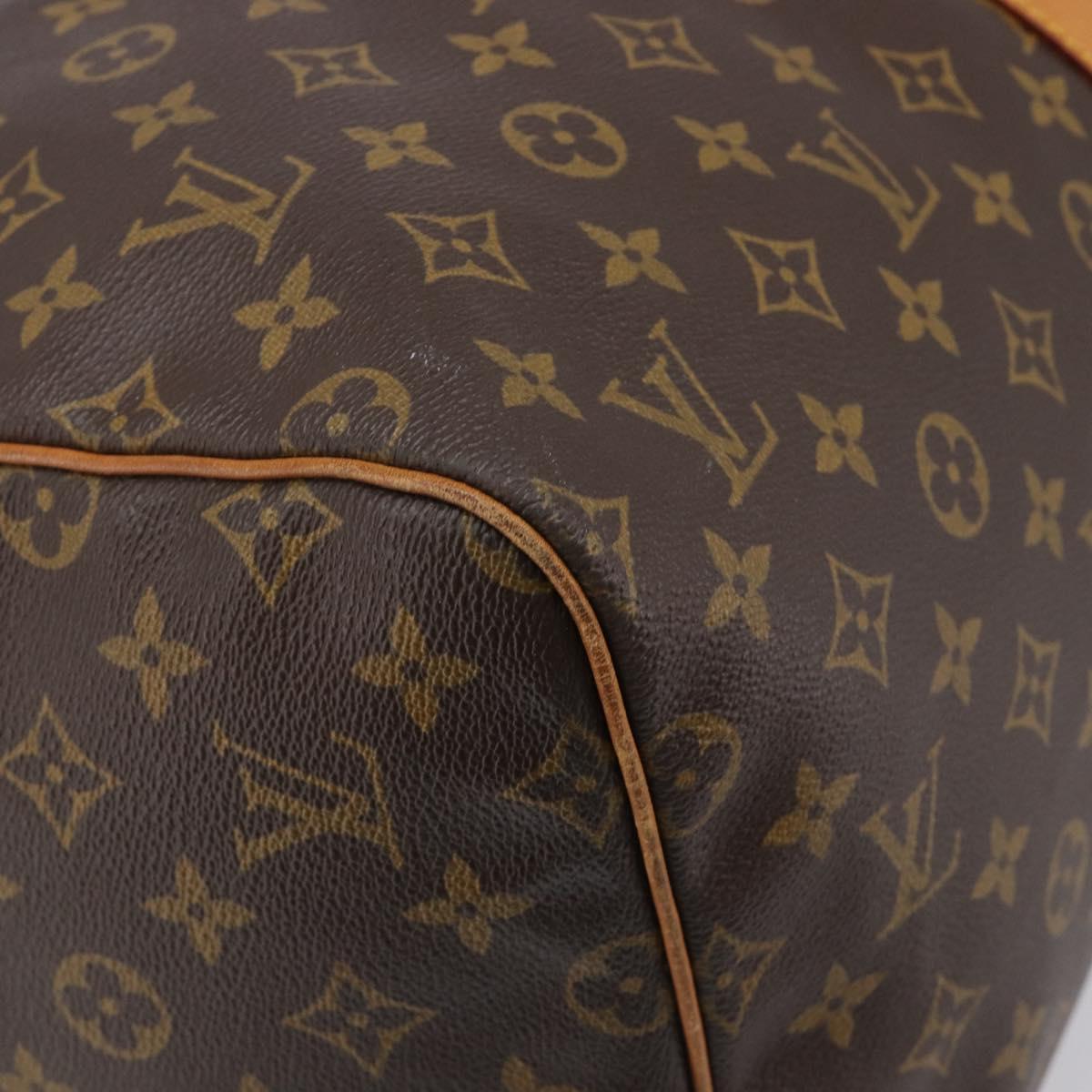 LOUIS VUITTON Monogram Keepall 55 Boston Bag M41424 LV Auth 205084V