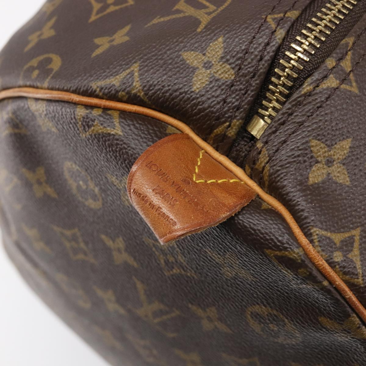 LOUIS VUITTON Monogram Keepall 55 Boston Bag M41424 LV Auth 205084V